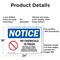 Signmission No Chemicals In Trash, 24 in W x Rectangle, Aluminum OS-2PACK-NS-A-1824-L-16052 - alternate 7